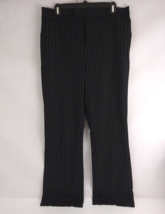 Duo Maternity Stretch Women&#39;s Pinstripe Slacks Pants Size Medium - $14.84