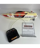 New Bright Donzi Zombie Remote Control Boat RC Toy With Remote Untested - £24.60 GBP