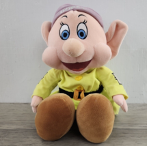 Disney Store 12&quot; Snow White &amp; 7 Dwarves - Dopey Dwarf Stuffed Plush - £10.14 GBP