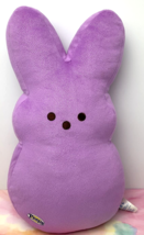 Purple PEEPS Easter Bunny Rabbit Sparkle 15&quot; Plush Build-a-Bear BAB 2021 Cute - £10.11 GBP