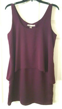 Forever 21 Juniors Sleeveless Dress - Plum, Size Medium Approx. 34&quot; Long - £11.67 GBP