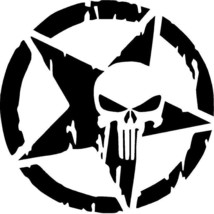 2 Top Decal sticker kit For Army skull skull star - $19.95