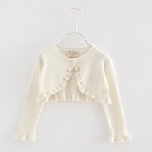 Baby Girl Cadigan Long Sleeve Little Girl Cotton  Sweater Jacket  Shrug Coat Inf - £58.19 GBP