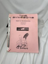 THE SIMPSONS TV script Table Draft Copy Bart Vs Thanksgiving 1990 George Meyer - $186.07
