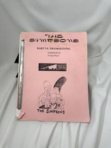 THE SIMPSONS TV script Table Draft Copy Bart Vs Thanksgiving 1990 George Meyer - £139.05 GBP