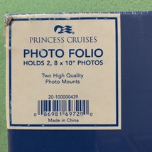 Princess Cruises Photo Folio Memories At Sea Album Holds Two 8 x 10&quot; Pho... - $29.58