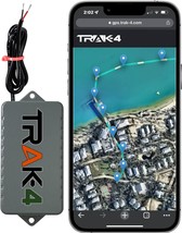 Trak 4 12v GPS Tracker with Wiring Harness for Tracking Equipment Vehicl... - $50.27