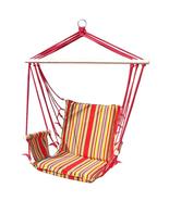 Innovation Nature - Hanging Chair with Rope Structure, 98cm x 52cm, Red - £34.24 GBP