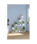 5 Tier Plant Stand Steps- White-Plant Display, Garden Decor, Plant Acces... - £110.12 GBP