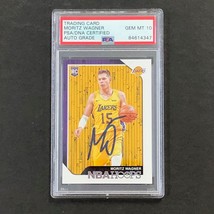 2018-19 NBA Hoops #249 Moritz Wagner Signed Card AUTO 10 PSA Slabbed RC Lakers - £47.18 GBP