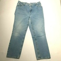 Tommy Hilfiger Jeans Damen 16 Gerades Bein Hellblau Neu Flagge Auf Gesäß... - $27.70
