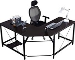 5959 Inches Large L-Shaped Desk Corner Computer Gaming Desk Office Desk ... - $196.99