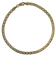 Unisex Bracelet 14kt Yellow Gold 414900 - £313.86 GBP