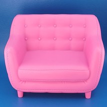 Barbie Doll Pink Couch Loveseat Sofa Chair Furniture Dollhouse Movie Night 2019 - £11.86 GBP