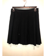NEW Aritzia Sunday Best Black Pleated Skirt Womens SZ 4 Recycled Poly Blend - £17.89 GBP