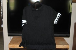 Womens Top (new) AMBIANCE - BLACK, SHORT SLEEVES - 3X - £18.04 GBP