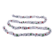 Tinsel Sleigh Bell Ornament Garland (Set of 2) - $48.94
