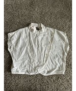 Jaclyn Smiths Girls Crop Top Short Sleeve Button Detail Size 10 Key Hole... - $5.89
