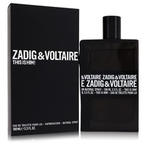 This Is Him by Zadig &amp; Voltaire 3.4 oz Eau De Toilette Spray - £54.42 GBP