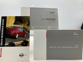 2004 Nissan Maxima Owners Manual Handbook Set with Case OEM L01B12008 - £21.62 GBP