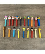Large Lot of 19 Vtg Pez Dispensers w/Feet Disney, Looney Tunes, Santa, S... - $24.69 CAD
