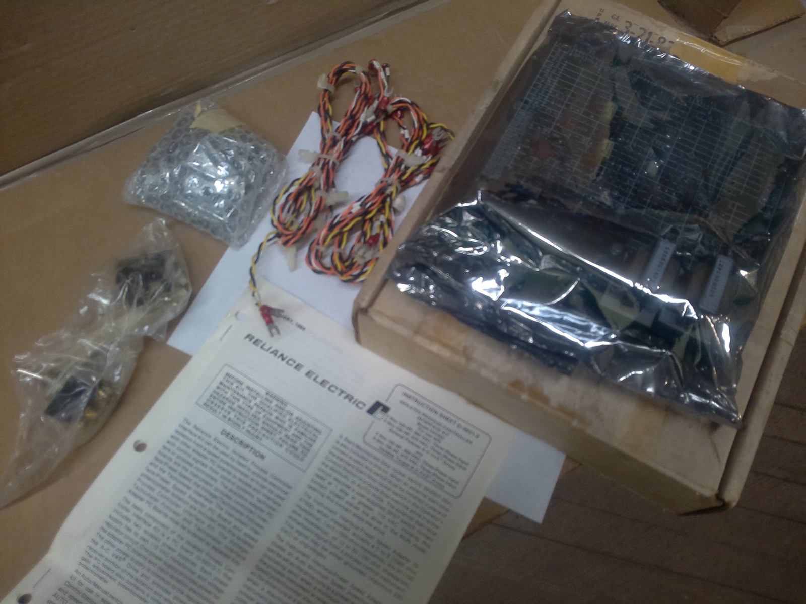 (NOS)RELIANCE 56313-1 PRINTED CIRCUIT BOARD INSTALLATION KIT/LITERATURE ... - $38.59