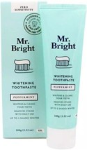 Mr. Bright - Whitening Fluoride Free Toothpaste Gel Peppermint - 3.52 oz. - £9.32 GBP