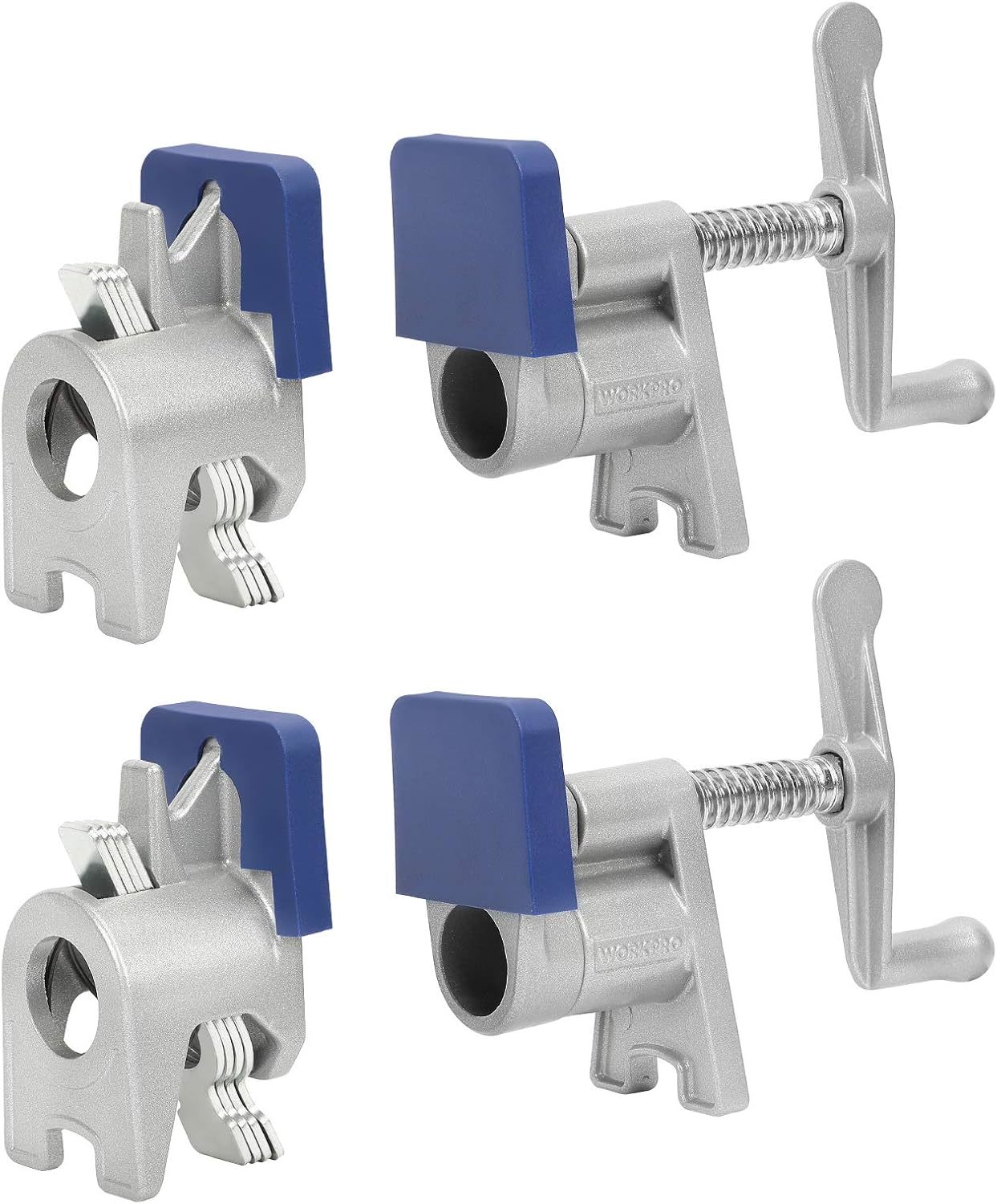 Workpro 2-Pack 3/4&#39;&#39; Pipe Clamps, Wood Gluing Pipe Clamp Set, And Diy Pr... - $39.93