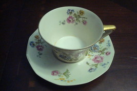 Antique Gerard, Dufraisseix &amp; Abbot -ROSARIO- Haviland Limoges cup &amp; sau... - $34.64