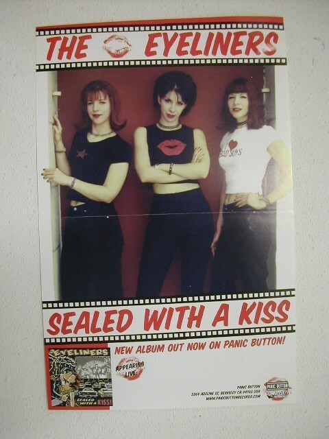 The Eyeliners Affiche Handbill Eye Doublures Bande Shot - $44.99