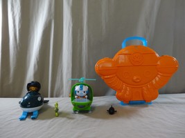 Octonauts Octopod Creatures On The Go Carry Case + Green Helicopter + Orca Whale - £73.44 GBP