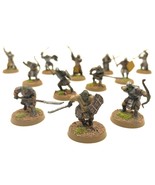 Mordor Orcs 12 Painted Miniatures Hobgoblin Warrior Bandit Middle-Earth - $114.99