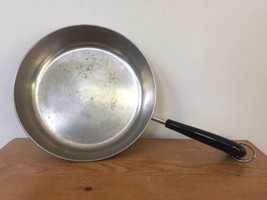 Vintage Revere Ware Copper Clad Bottom Stainless Frying Pan Cooking Skil... - £19.65 GBP
