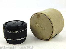 Komura Telemore 95 K.M.C Teleconverter For Olympus Om Cameras W/ Case - $13.93