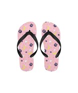 Luna Cat Bunny Moon Star Kawaii Anime Adult Pink Flip Flop Slippers Sandals - €15,85 EUR