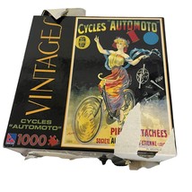 Vintages Cycles AUTOMOTO Jigsaw Puzzle 1000 Piece - $12.59
