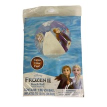 13.5&quot; Inflatable Frozen II 2 Beach Ball, Brand New &amp; Sealed for ages 3+ - $9.99