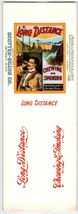 Long Distance Chewing Smoking Tobacco Label Original Scotten Dillon Detr... - $11.65