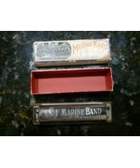 Vintage Harmonica Hohner Marine Band No. 1896 Key of C with original box - $23.36