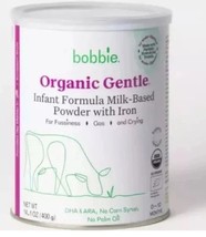 4 Cans Bobbie Organic Gentle Infant 14.1 oz Powder Expires  8/20/2026 - $98.99