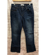 Levis Womens 515 Boot Cut Jeans Dark Wash Mid Rise Denim Stretch Size 10 M - £26.78 GBP