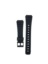 Casio 71604002 18mm Watch Strap Band for F-105W F106W F-91 Models - Black - £15.02 GBP
