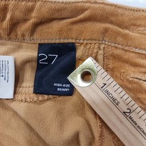 Anthropologie Pilcro Womens Brown Cotton High Rise Skinny Corduroy Pants (27×25) image 4