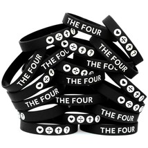 20 of THE FOUR Wristbands - Religous Inspiration Gospel Message Bracelet... - £16.52 GBP