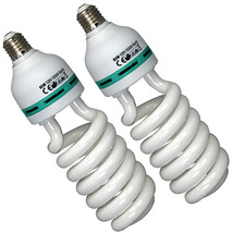 2x 85W 5500K Fluorescent Photo Studio Energy Saving Day Light Bulbs Comp... - $42.99