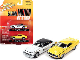 1969 Chevrolet Camaro SS Yellow and 1967 Chevrolet Camaro SS White &quot;Baldwin M... - £16.05 GBP