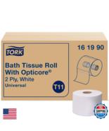 Tork OptiCore Mid-size Toilet Paper Roll White T11, Universal, 2-ply, 36... - $120.84