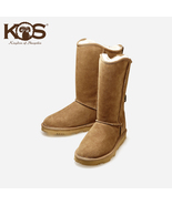 KOS Women&#39;s Alexia Tall  Australian Twinface Sheepskin Winter Boots  - £156.59 GBP