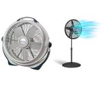 Lasko Wind Machine Air Circulator Floor Fan, 3 Speeds, Pivoting Head for... - £58.14 GBP