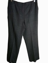 Pendleton Women&#39;s Pants Size 14 Black 100% Virgin Wool Lined Pockets High Rise - £14.01 GBP